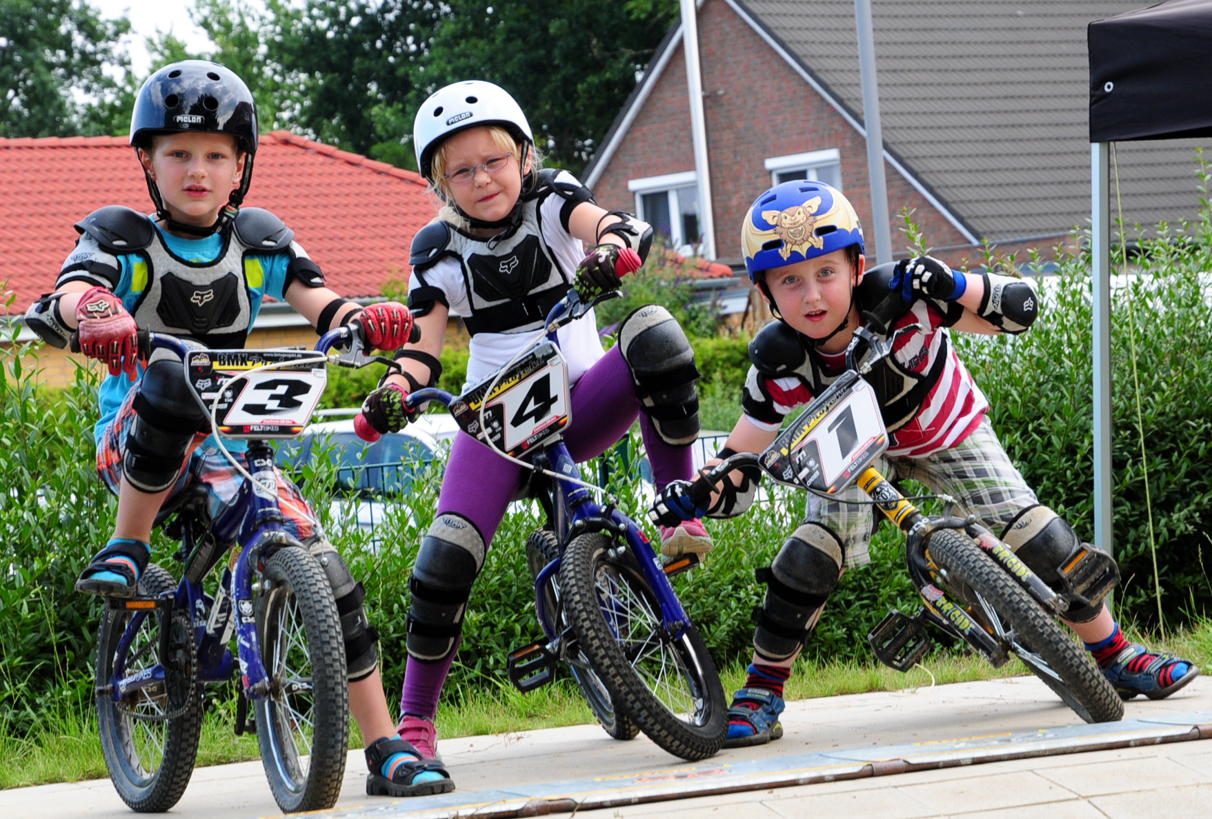 Kita-Kids auf dem BMX-Parcours | ADFC radzeit